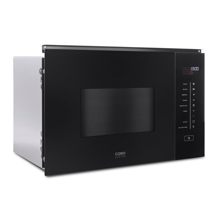 Caso | Black | Grill | 900 W | 25 L | Microwave Oven | Selection E 25 MGS | Built-in