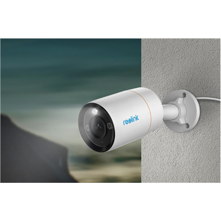 Reolink | Smart Ultra HD PoE Camera with Person/Vehicle Detection and Two-Way Audio | P340 | Bullet | 12 MP | 4mm/F1.6 | H.265 | Micro SD, Max. 256GB