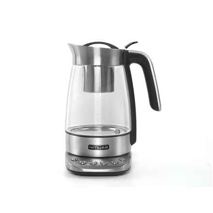 Muse 360° rotational base | 1.2 L | Stainless steel/Black | Stainless steel | 2200 W | MS-320T | Tea Kettle