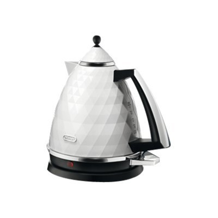 Delonghi | Kettle | KBJ2001W | Standard | 2000 W | 1.7 L | Plastic | 360° rotational base | White