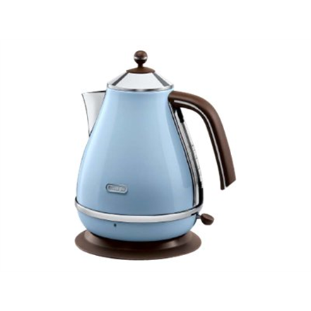 Delonghi | Kettle | KBOV 2001.AZ | Standard | 2000 W | 1.7 L | Stainless steel | 360° rotational base | Azure