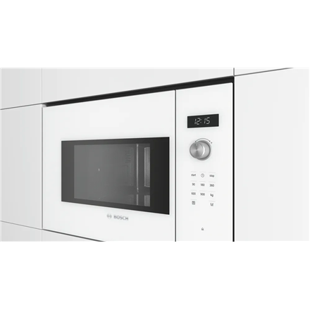 Bosch Microwave Oven | BFL554MW0 Series 6 | Built-in | 25 L | 900 W | White