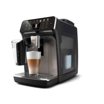 Coffee Maker | EP4449/70	4400 Series | Pump pressure 15 bar | Built-in milk frother | Fully Automatic | 1500 W | Black