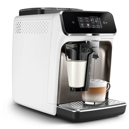 Philips Coffee maker | EP2333/40 | Pump pressure 15 bar | Built-in milk frother | Fully Automatic | 1500 W | White