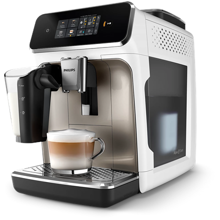 Philips Coffee maker | EP2333/40 | Pump pressure 15 bar | Built-in milk frother | Fully Automatic | 1500 W | White