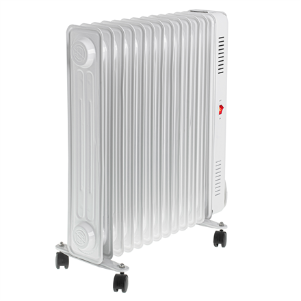 Adler AD 7826 | Oil Filled Radiator | 2500 W | Number of power levels 3 | White