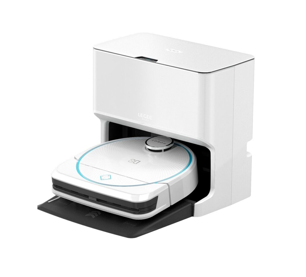 Plaunantis dulkių siurblys robotas Hobot Legee D8 + LuLu automatinė stotelė - Image 1