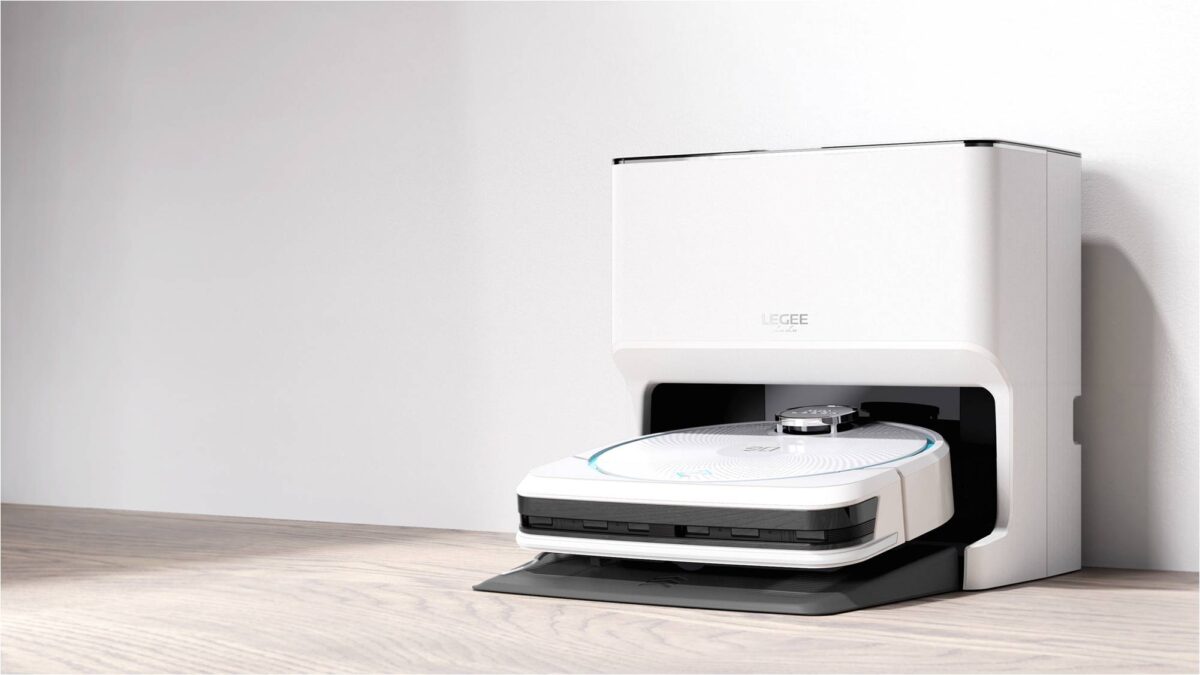 Plaunantis dulkių siurblys robotas Hobot Legee D8 + LuLu automatinė stotelė - Image 3