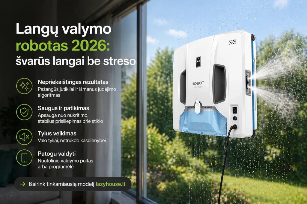 langų valymo robotas