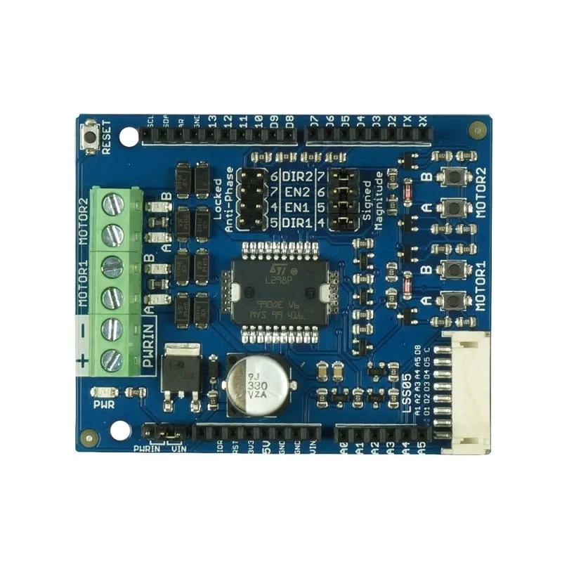 AN-12404-DC-variklio-valdiklio-priedėlis-Arduino-2-kanalai-08A-5V-26V-2