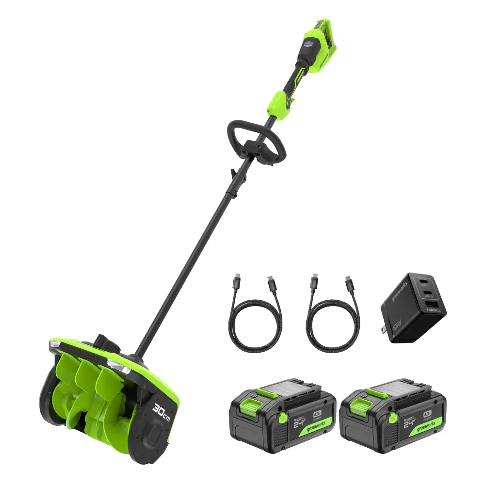 SS3002A2-Sniego-valytuvas-kastuvas-48V2X24V-SS3002A2-2X40Ah-USB-kroviklis-Greenw-1