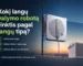 langų valymo robotas pagal langų tipą