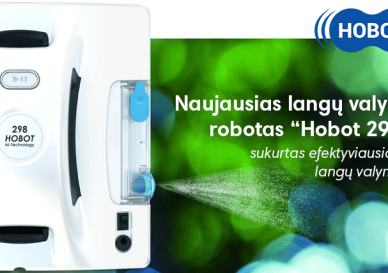 langų valymo robotas Hobot 298